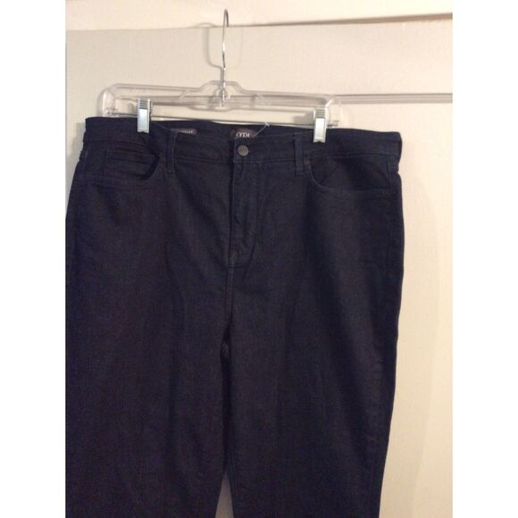 NYDJ Size 16 Lift Tuck Barbara Bootcut Jeans Dark Wash VNC - Picture 3 of 6